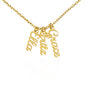 Personalized Multi Vertical Name Necklace