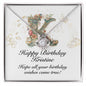 Happy Birthday Kristine v01 - Love Knot Necklace
