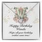 Happy Birthday Wanda v01 - Love Knot Necklace