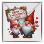 Happy Valentine's Day Gnomes 018 - Love Knot Necklace