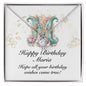 Happy Birthday Maria v01 - Love Knot Necklace