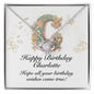 Happy Birthday Charlotte v01 - Love Knot Necklace