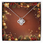 Christmas Background 020 - Love Knot Necklace