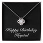 Happy Birthday Krystal v2 - Love Knot Necklace