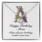 Happy Birthday Alicia v02 - Love Knot Necklace
