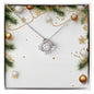 Christmas Background 048 - Love Knot Necklace