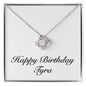 Happy Birthday Tyra - Love Knot Necklace