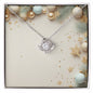 Christmas Background 041 - Love Knot Necklace