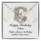 Happy Birthday Edna v01 - Love Knot Necklace