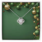 Christmas Background 027 - Love Knot Necklace