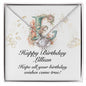 Happy Birthday Lillian v01 - Love Knot Necklace