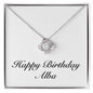 Happy Birthday Alba - Love Knot Necklace