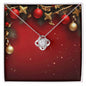 Christmas Background 064 - Love Knot Necklace