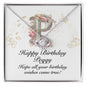 Happy Birthday Peggy v01 - Love Knot Necklace
