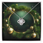Christmas Background 101 - Love Knot Necklace