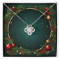 Christmas Background 069 - Love Knot Necklace