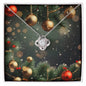 Christmas Background 117 - Love Knot Necklace