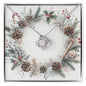 Christmas Background 091 - Love Knot Necklace