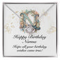 Happy Birthday Norma v01 - Love Knot Necklace