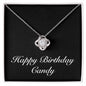 Happy Birthday Candy v2 - Love Knot Necklace