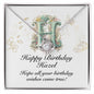Happy Birthday Hazel v01 - Love Knot Necklace