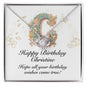 Happy Birthday Christine v01 - Love Knot Necklace
