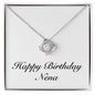 Happy Birthday Nena - Love Knot Necklace