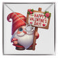 Happy Valentine's Day Gnomes 008 - Love Knot Necklace