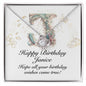 Happy Birthday Janice v01 - Love Knot Necklace