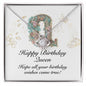 Happy Birthday Queen v01 - Love Knot Necklace