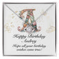 Happy Birthday Audrey v01 - Love Knot Necklace
