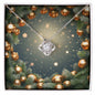 Christmas Background 109 - Love Knot Necklace