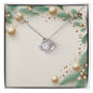 Christmas Background 063 - Love Knot Necklace