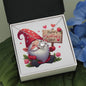 Happy Valentine's Day Gnomes 026 - Love Knot Necklace