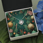 Christmas Background 129 - Love Knot Necklace