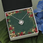 Christmas Background 068 - Love Knot Necklace