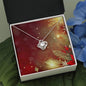 Christmas Background 098 - Love Knot Necklace