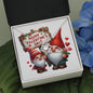 Happy Valentine's Day Gnomes 018 - Love Knot Necklace