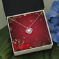 Christmas Background 099 - Love Knot Necklace
