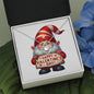 Happy Valentine's Day Gnomes 006 - Love Knot Necklace