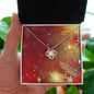 Christmas Background 098 - Love Knot Necklace