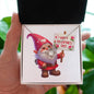 Happy Valentine's Day Gnomes 007 - Love Knot Necklace