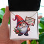 Happy Valentine's Day Gnomes 003 - Love Knot Necklace