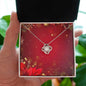 Christmas Background 099 - Love Knot Necklace