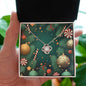 Christmas Background 129 - Love Knot Necklace