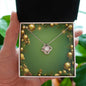 Christmas Background 042 - Love Knot Necklace