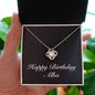 Happy Birthday Alba v2 - Love Knot Necklace