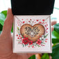 You Are My Heartbeat - Love Knot Necklace