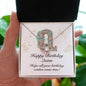 Happy Birthday Quinn v01 - Love Knot Necklace