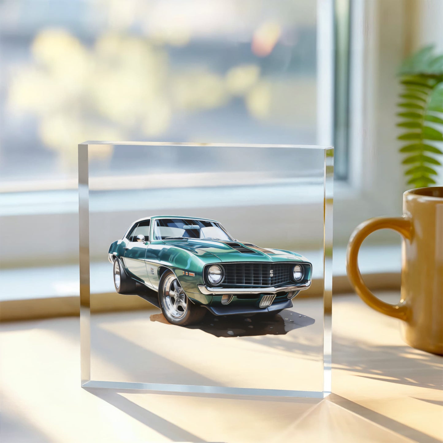 Muscle Car 09 - 6" x 6" Acrylic Block